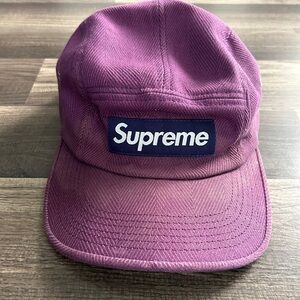 Supreme Purple Camp Cap